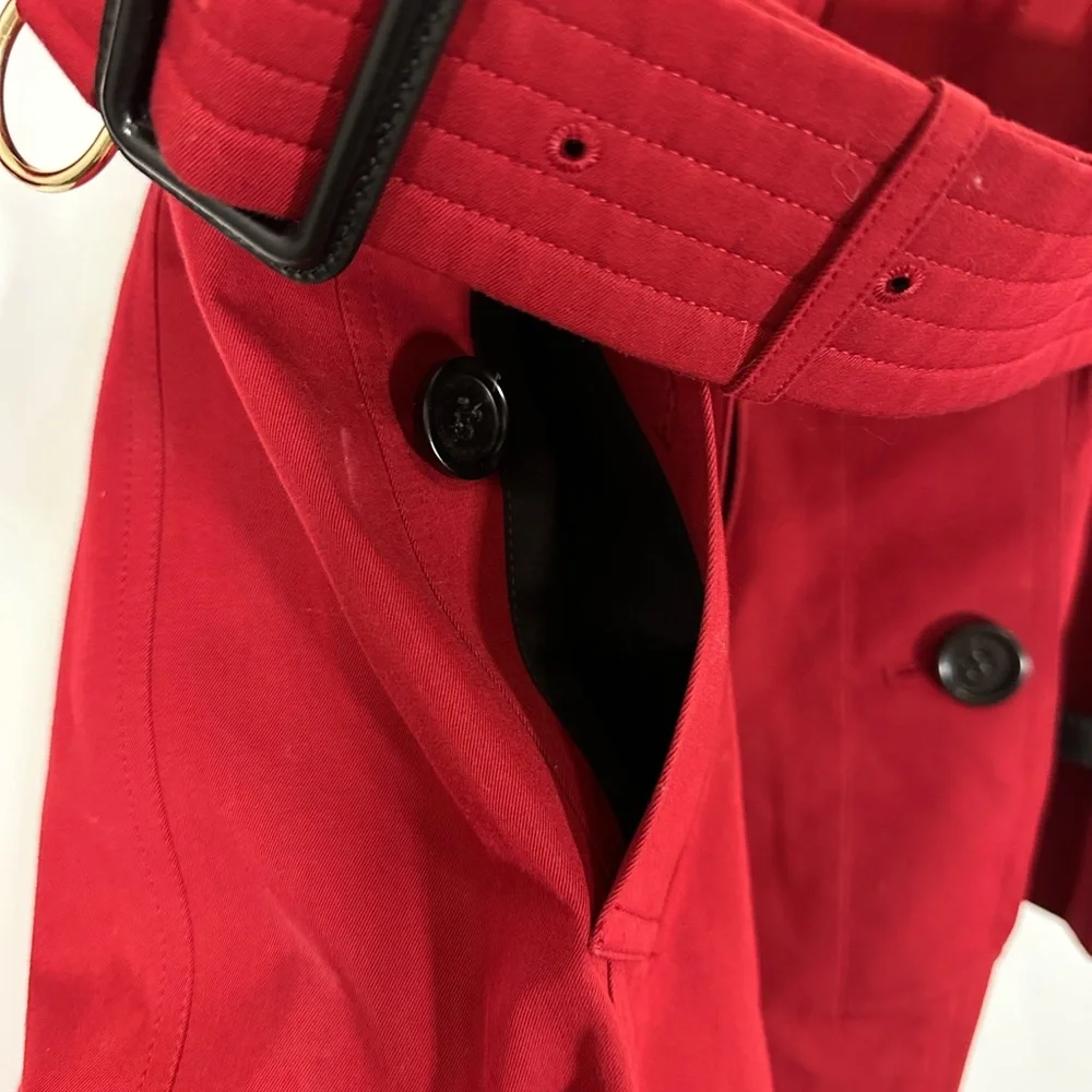 Burberry Scarlet Trench Coat - Picture 10 of 13
